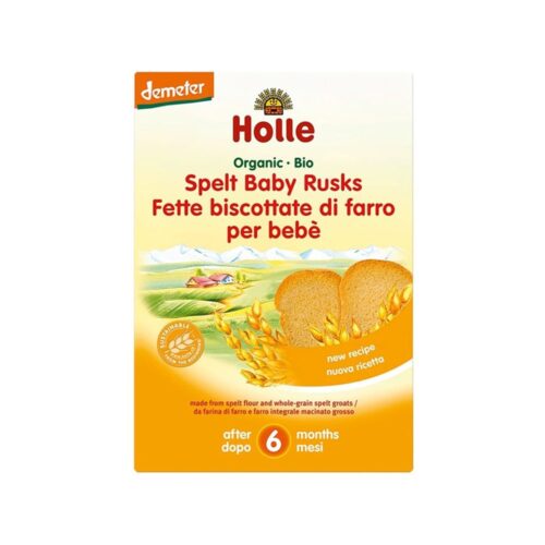Holle - Spelt Baby Rusks (6m+)