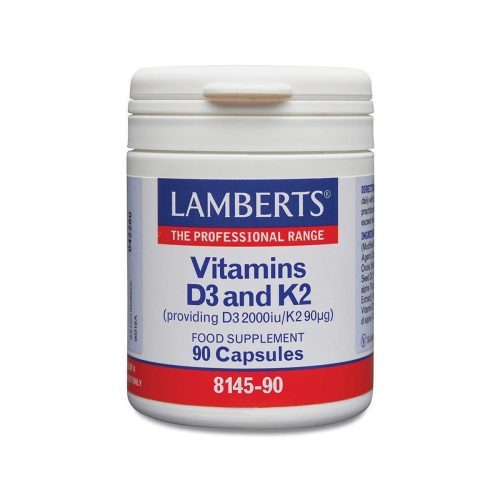 Lamberts Vitamins D3 2000 IU & K2